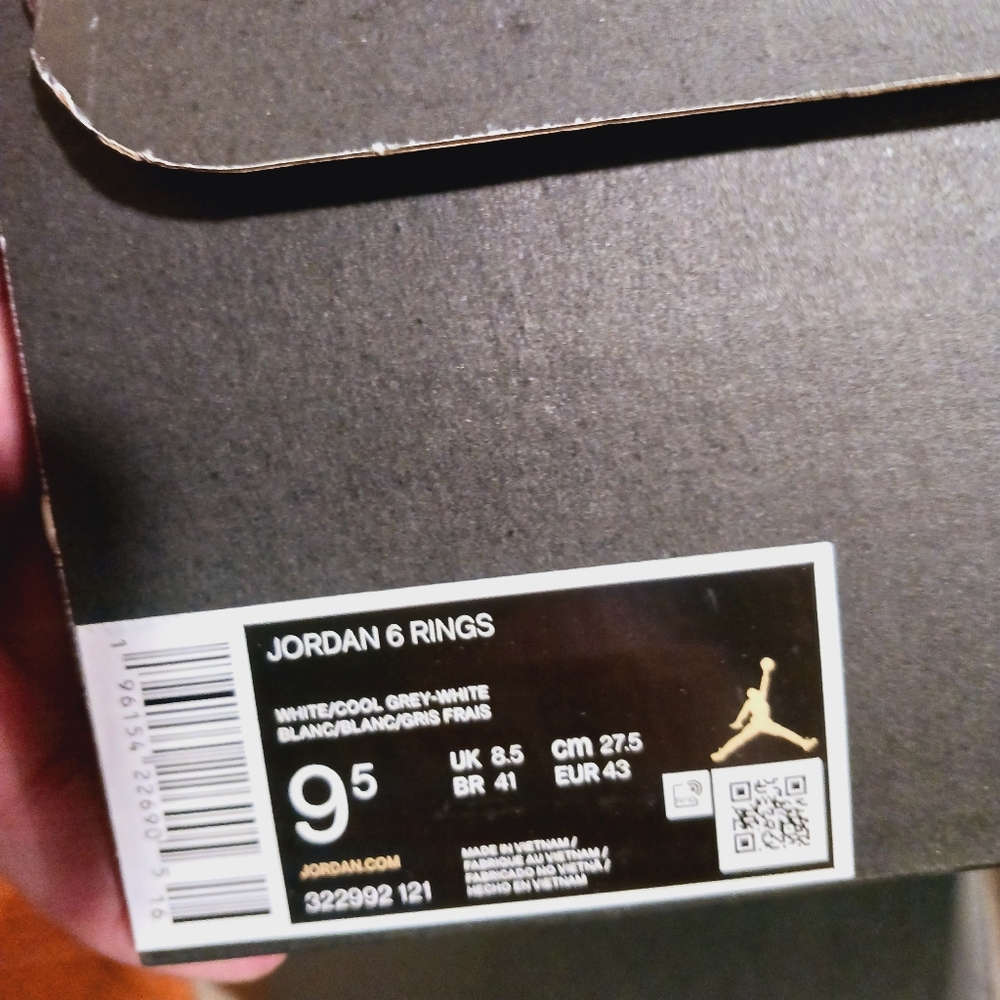 Jordan 6 Rings Basketball/Streetwear Shoes Size 9.5 Men/11 Women - Picture 13 of 13